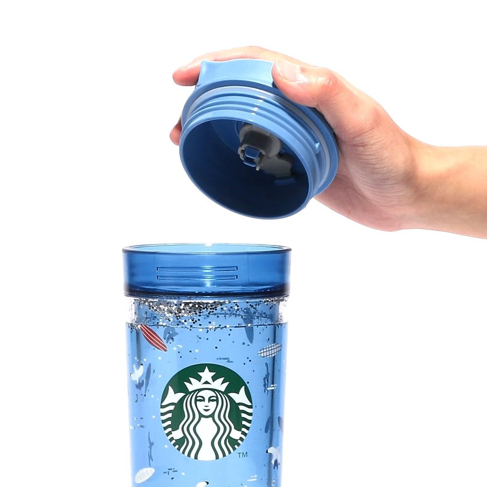 STARBUCKS Seaside Water Tumbler, 473ml, Blue, Starbucks 2024