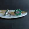 Silver Earrings with Natural Agate 2.983ct (2189596)