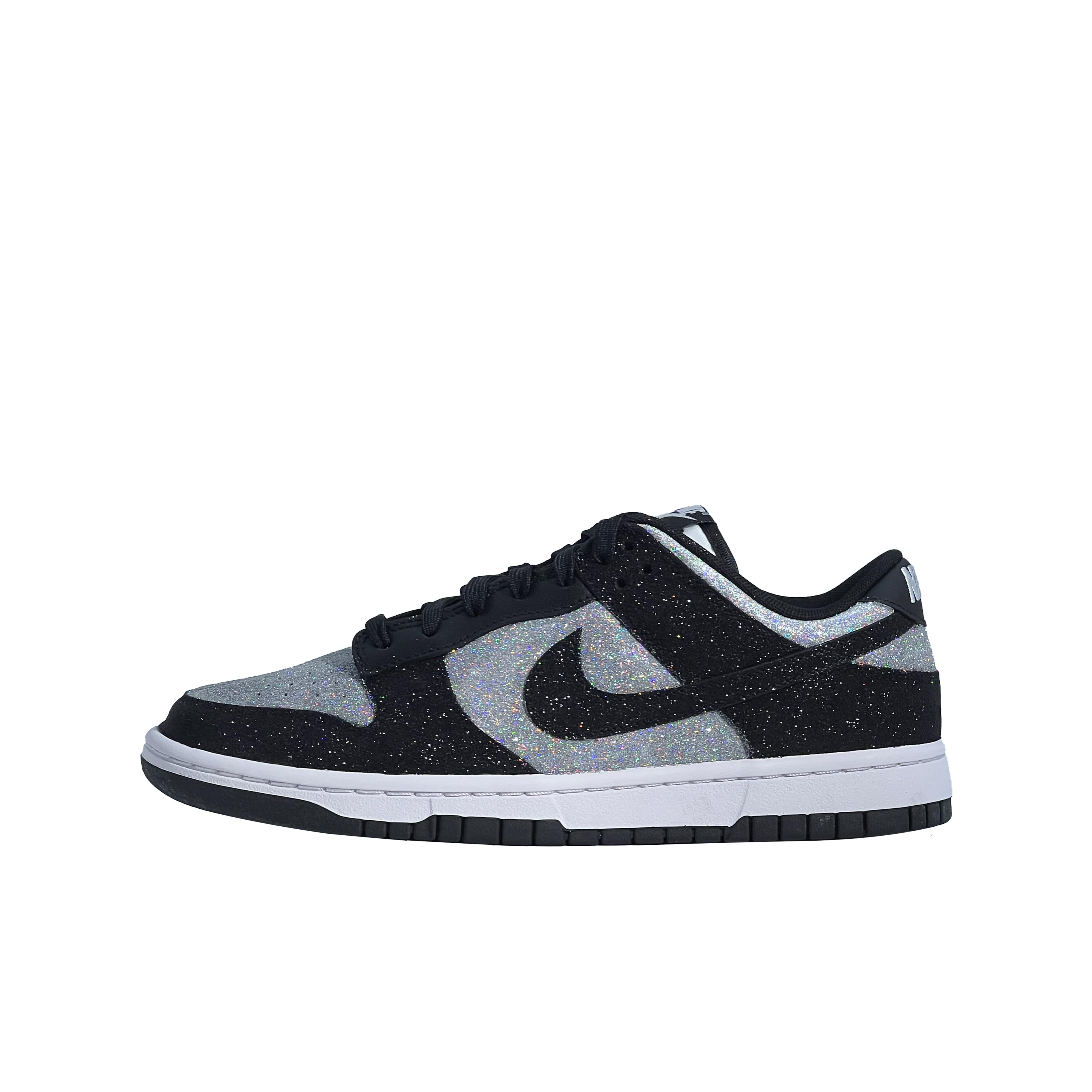 

Nike Dunk Lightweight Breathable Height Increasing Low top Skateboard Shoes Unisex Black Laser DD1391-100(Team133-) 38