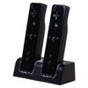 Dual Remote Charging Dock Station and 2 Rechargeable Batteries for Wii