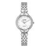 Creative Petal-Shaped Luxury Large Rhinestone Alloy Steel Belt Quartz Watch