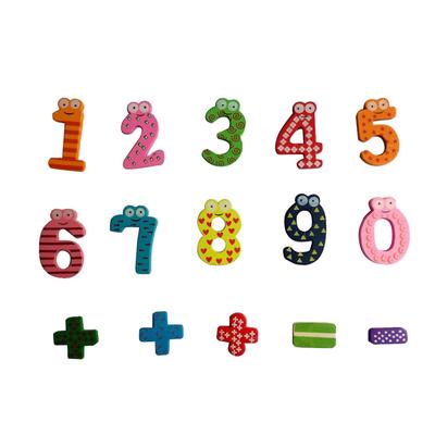 Magnetic Wooden Numbers Math Set Digital Baby Educational Toy