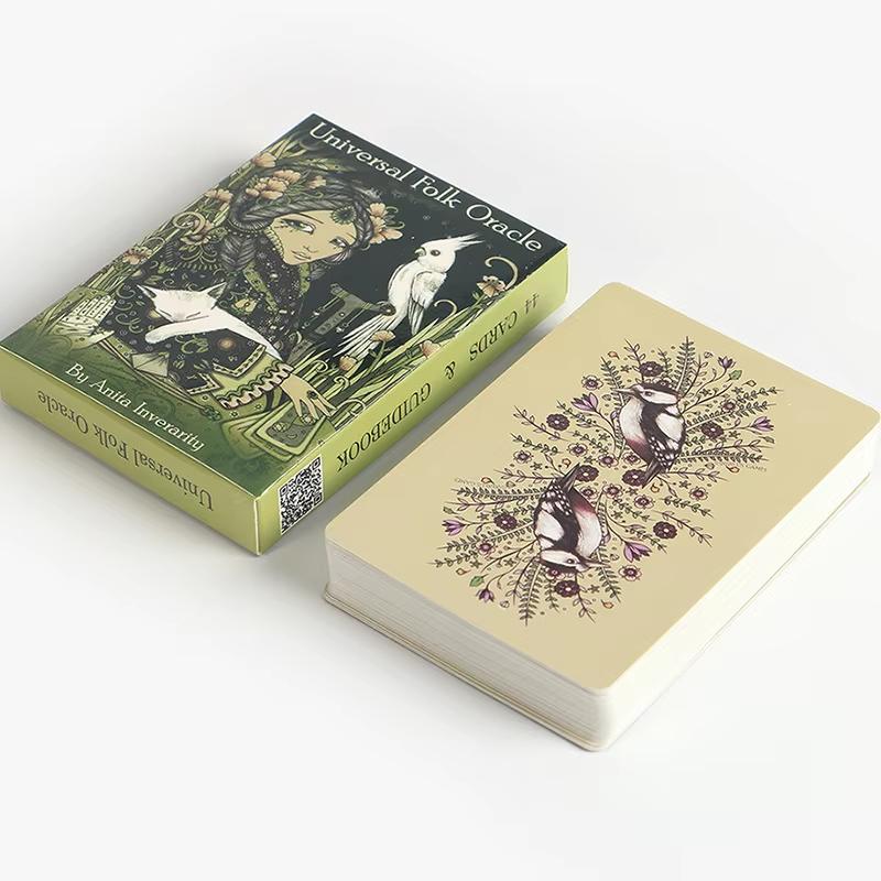 Universal Folk Oracle cards A 44 Tarot Deck English Version For Fortune-telling Party Board Game Card Deck Divination Fate