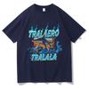 Fashion Tralalero Tralala Funny Shark with Shoes Meme T Shirts Men Casual Humor Tshirt Man Gothic Vintage Short Sleeve Tshirt