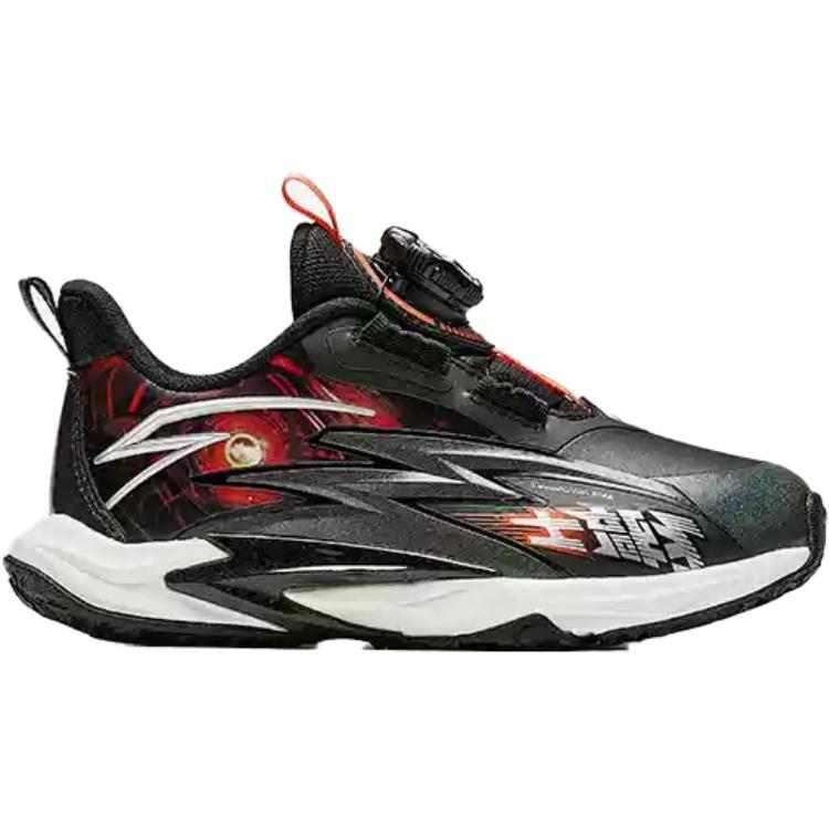 Anta Kids Fly Knight 8.0 Comfortable Fashion Fitness Test Non-Slip Wear-Resistant Low-Top Running Shoes Kids running shoes Black 312449963N-2