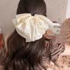 Korean Polka Dot Bow Claw Hair Clip - High-End Cloud Bubble Design for Women