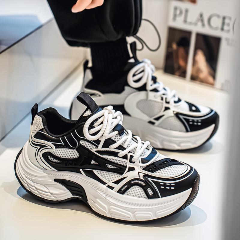 New Fashion New Men's Fashion Casual Low Top Sports Shoes Students Thick Sole Comfortable Sneakers Boys Male Classic Breathable Basketball Shoes