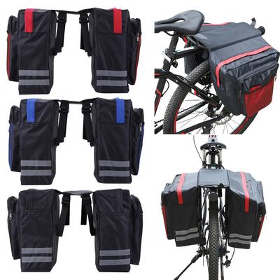 20L MTB Fahrradgepäckträgertasche Wasserdichte Doppelseitige Packtasche Fahrradgepäcktasche Fahrradgepäckträger Rücksitztasche Fahrradzubehör