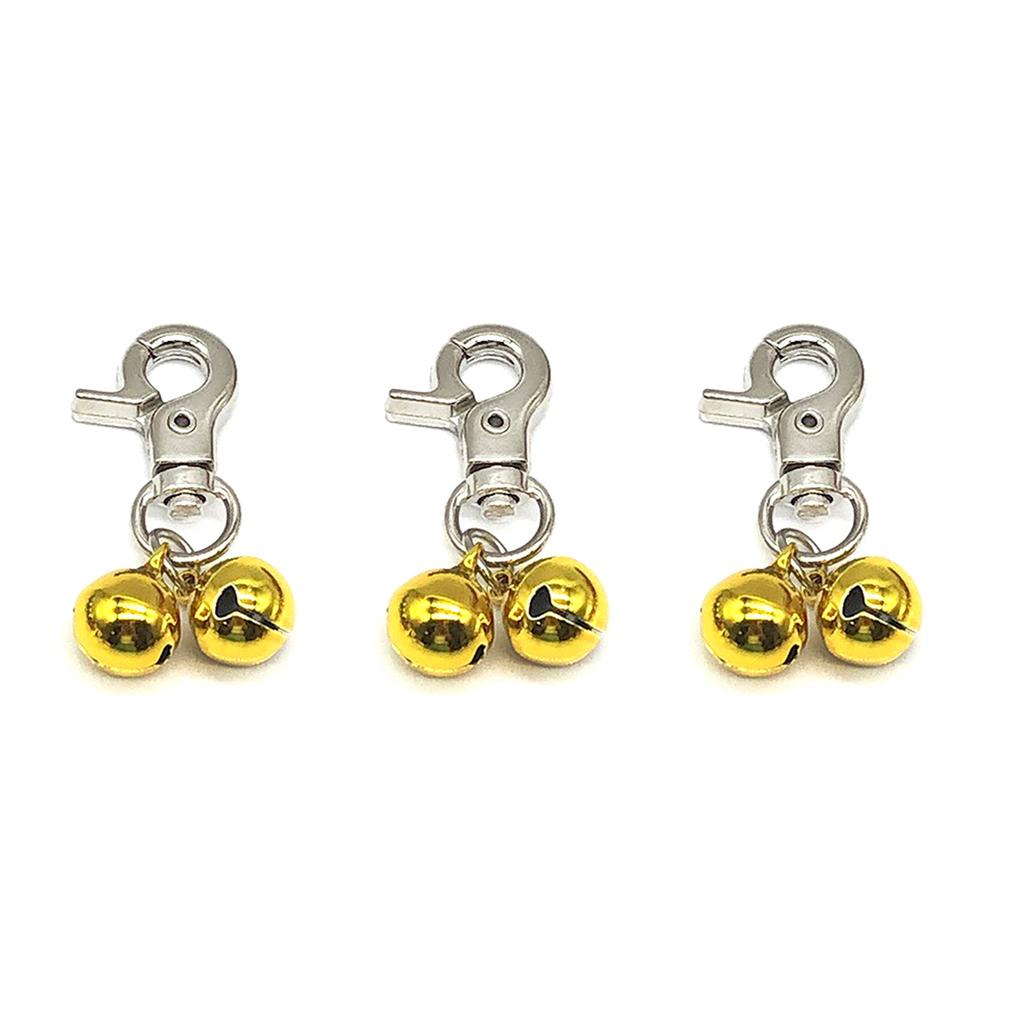 Dog Bells for Pet Collar Loud Pendant for Pet Dogs Cat Walking Training Pet Tag Clip AntiLost Collar Clip Outdoor Supply