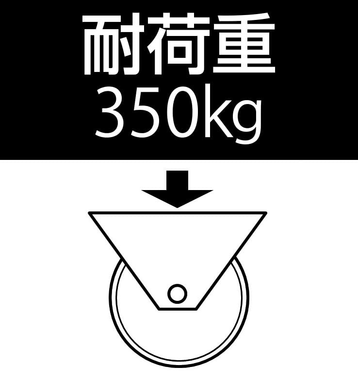 125mm caster (fixed bracket)