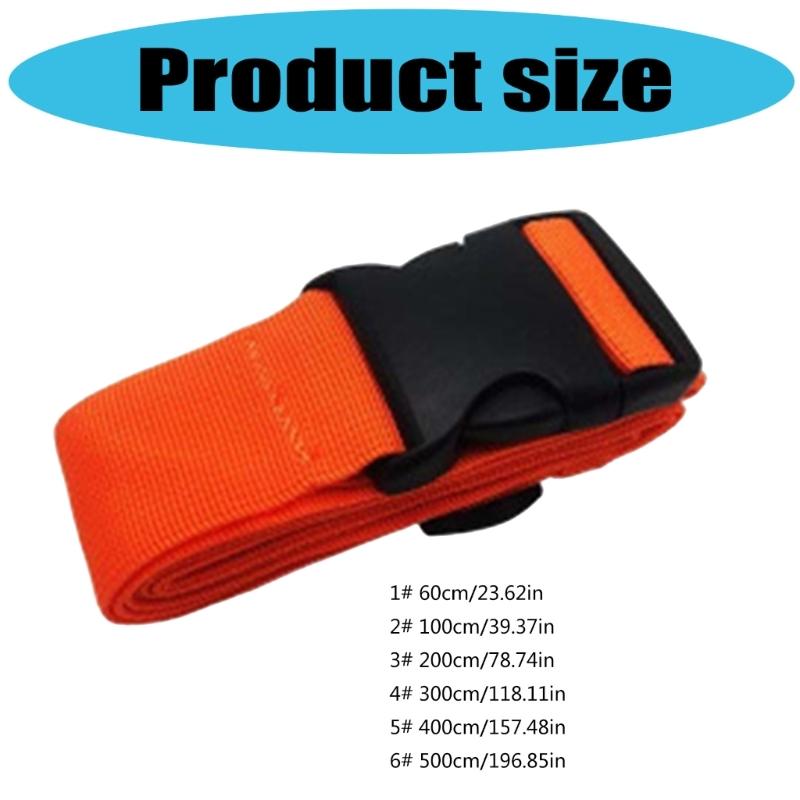 Webbing Luggage Belt Strap with Quick Releases Plastic Buckle for Luggage Strap, Backpacks Nylons Webbing Buckles Strap