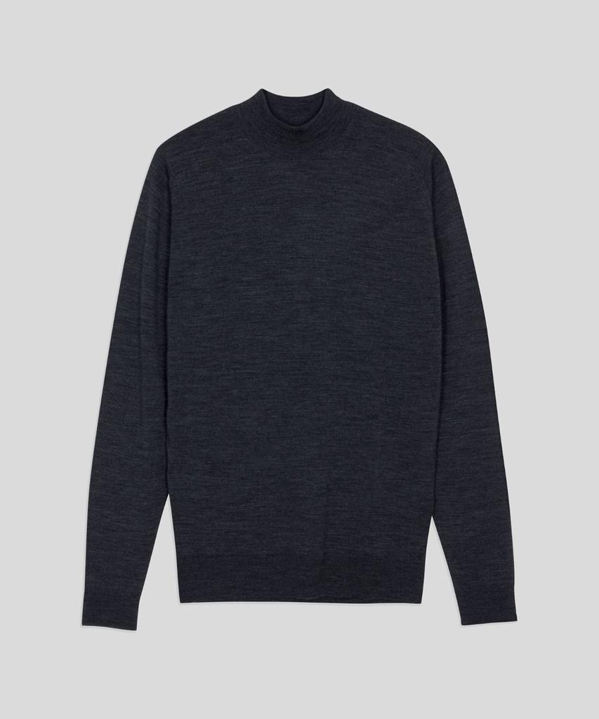 Jonseumedeulli Harcourt Merino Wool Mock Neck Knit Classic 10 Colors (A Type)