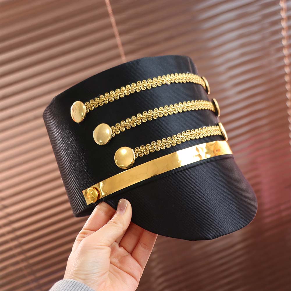 Cosplay Show Marching Band Hut Hut-Nussknacker Soldat Zylinder Drum Major Meisterhüte Halloween