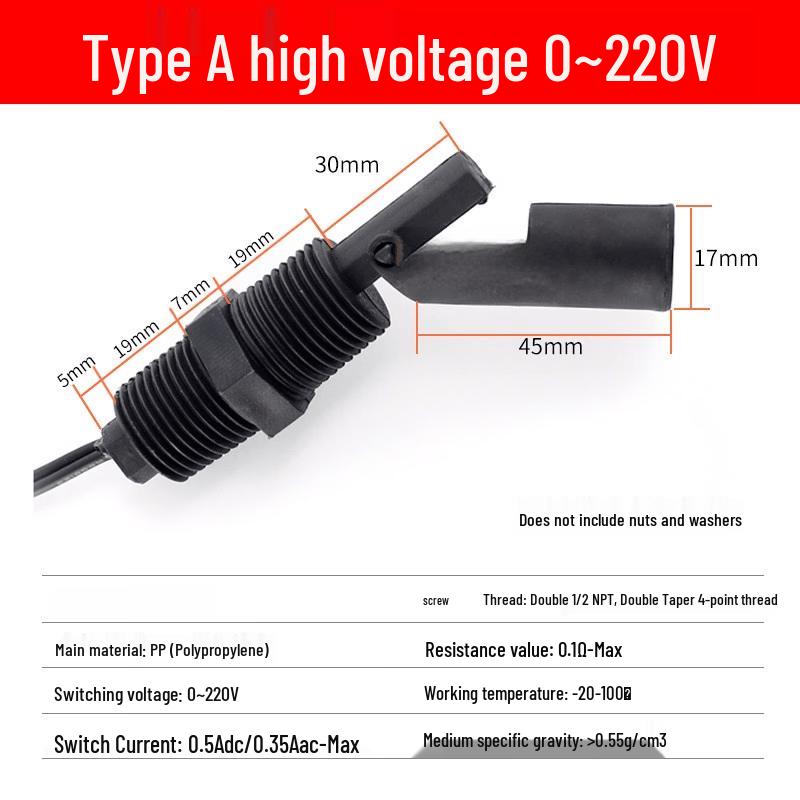 

High Voltage Side-Mount Duckbill Float Switch