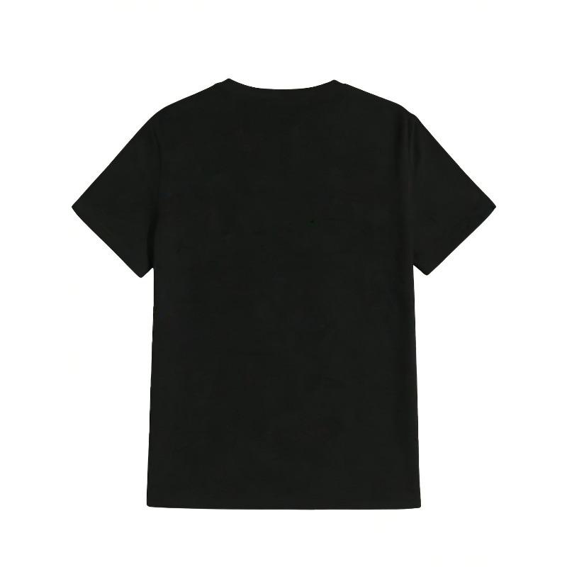 European sizes Men'S Black T-Shirt with Joe Bar Team Vintage Rock And Roll Print for Casual Attire