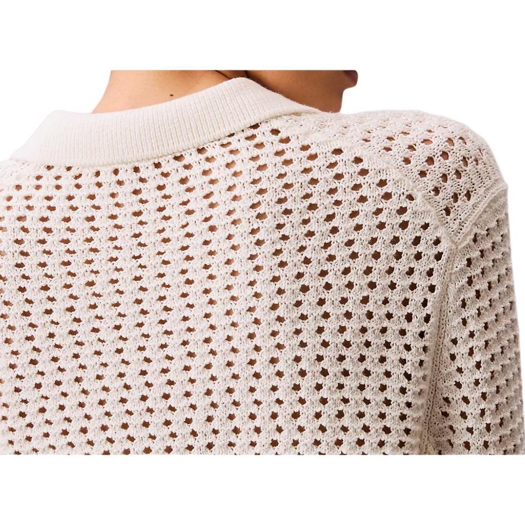 Calvin Klein Comfortable Hollow Soft Casual Solid Color Long Sleeve Sweater Women sweater 44C335G-YAS