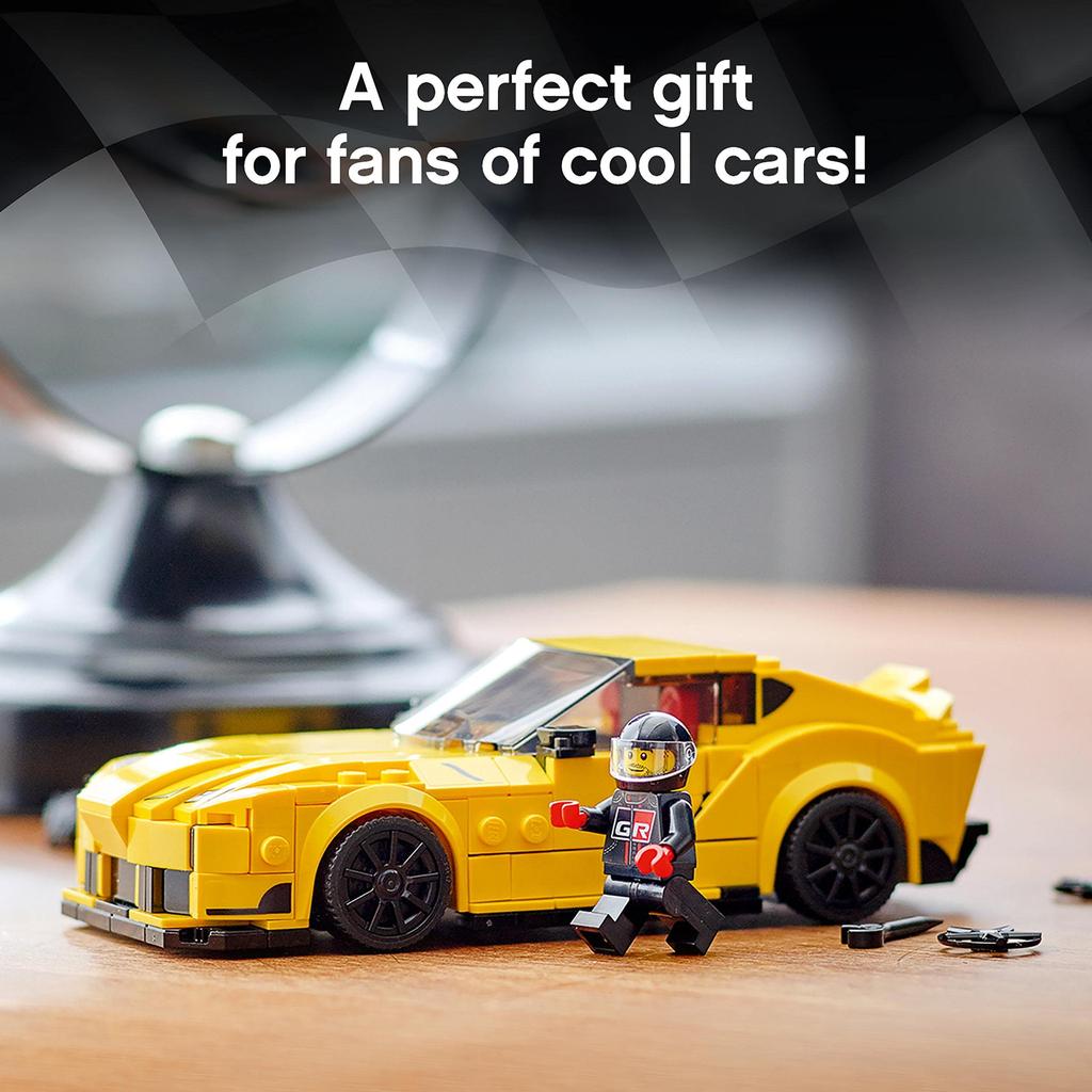 LEGO Speed Champion Toyota GR Supra 76901 Toy Block Present Car Car Boys Ages 7+