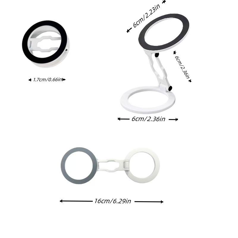 Dual-Sided Magnetic Phone Stand for Gym and Desktop Use