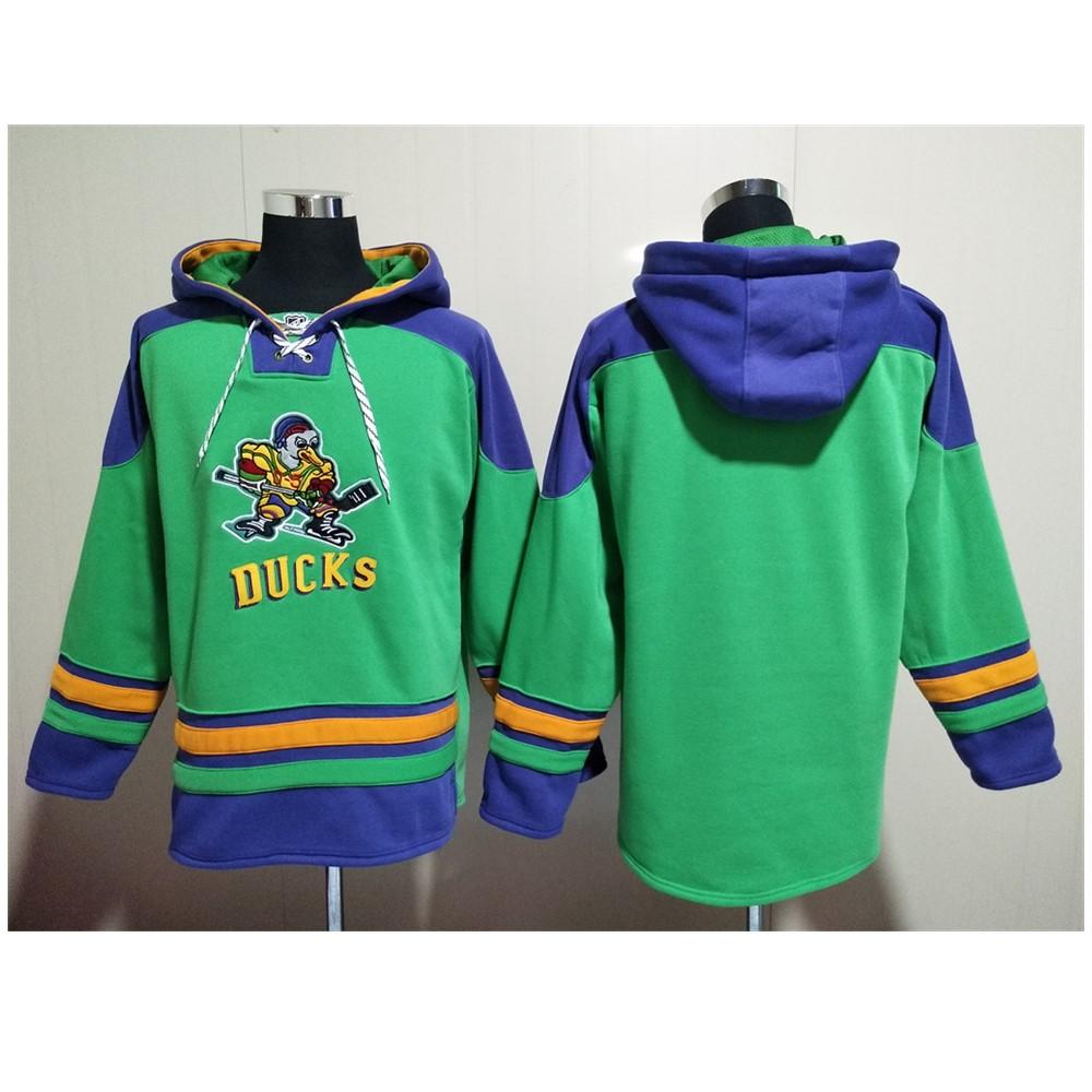 Осенне-зимняя вышитая спортивная толстовка с капюшоном «Утки» S