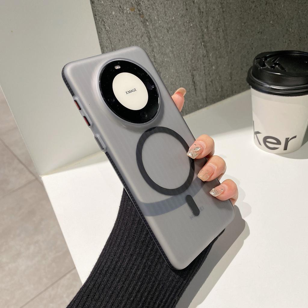 Applicable to Huawei mate11 matte corrugated magnetic suction side anti-skid stripe mobile phone case Pura11PRO anti-drop hard