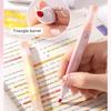 6pcs Vintage Color Scheme Highlighter Pen Set Laying Colors Fluorescent Magic Art Marker Liner for Drawing