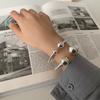 Xiaomi 100% Solid 925 Sterling Silver Metal Bracelet for Women Vintage Handmade Simple Geometric Balls  Birthday Gift Party