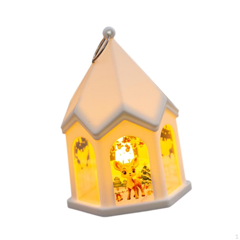 Christmas Night Light Decoration Statue Desktop Holiday Creative Ornaments Sculpture Small