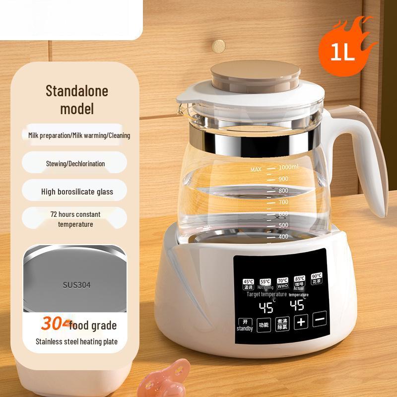 Electric Constant Temperature Kettle with Integrated Tea Maker and Water Boiling Function