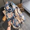 Luxury Design Cashmere Scarf For Women Winter Shawl Wraps Hijab Thicken Blanket Lady Long Pashmina Echarpe Neckerchief Bufanda