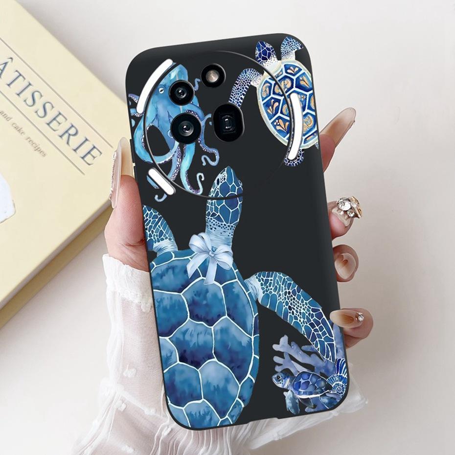 Fashion Painting Phone Case For Nothing Phone (3a) Pro Black Silicone Soft Cover For Nothing Phone3a 3a Pro Cases Bumpers