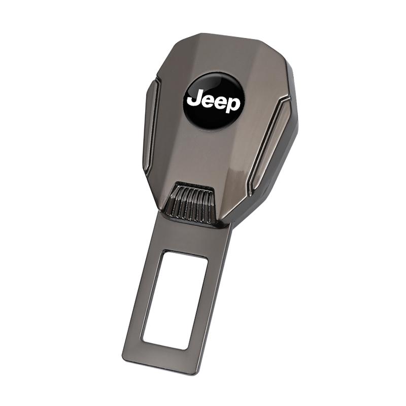 Для Jeep Металлический удлинитель ремня безопасности автомобиля Заглушка-удлинитель ремня безопасности Для Jeep Renegade Wagoneer Avenger Recon Wrangler JK Gladi