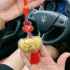 Year of the Horse: Golden Phone Charm & Keychain Pendant - 'Wealth by Imperial Decree' Auspicious Gift