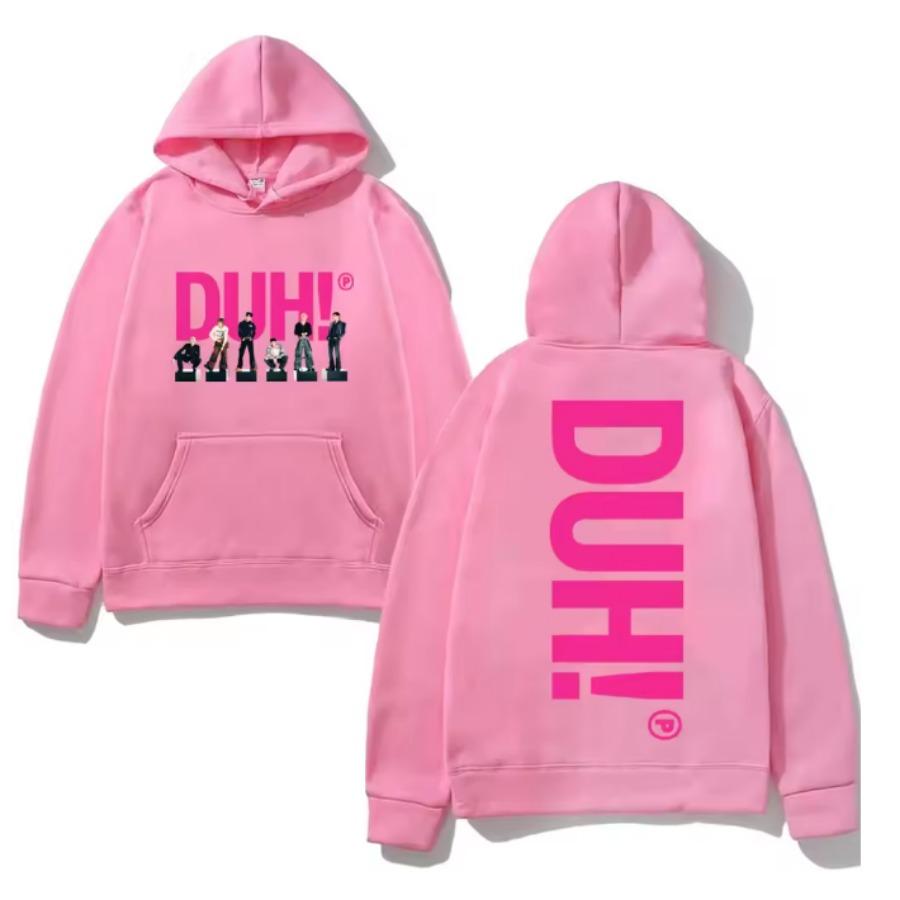 KPOP P1Harmony DUH Album Lustiger Hoodie Hip Hop Grafik Sweatshirt 90er Jahre Vintage Streetwear Harajuku Trainingsanzug Y2K Kleidung