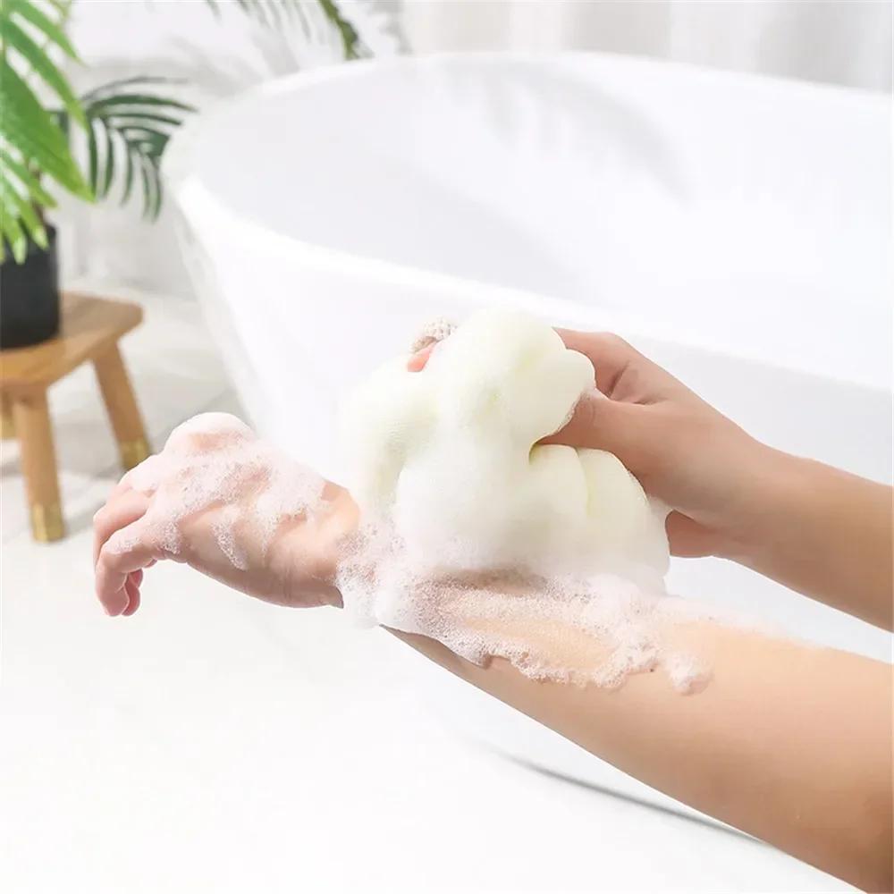 Badeblase Ball Peeling Schwamm Weicher Duschschwamm Schäumender Schwamm Körperhautreiniger Reinigungswerkzeuge Badezimmerzubehör