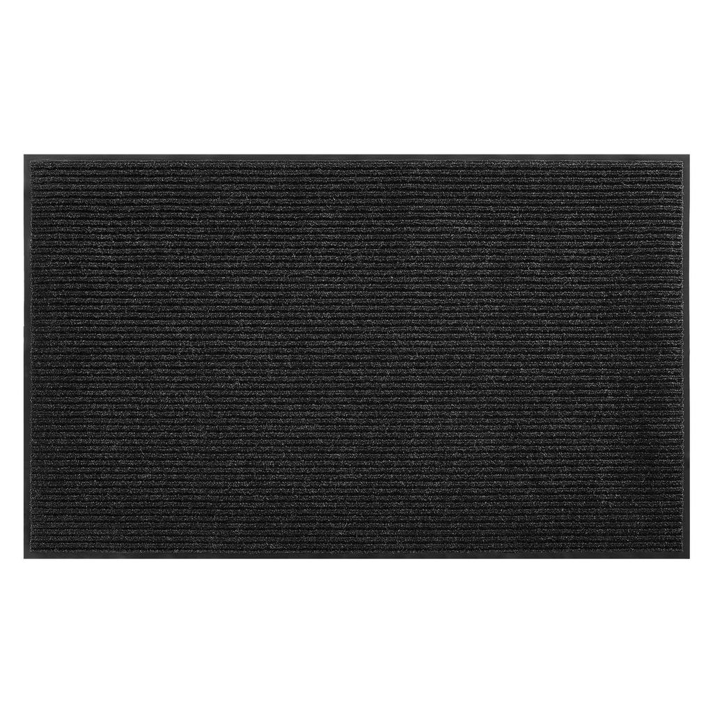 Front Door Mat, 1524 x 914 mm Commercial Floor Mat for Indoor and Outdoor, Stylish Stripedd Industrial Carpet with PVC Backing, Heavy Duty Washable
