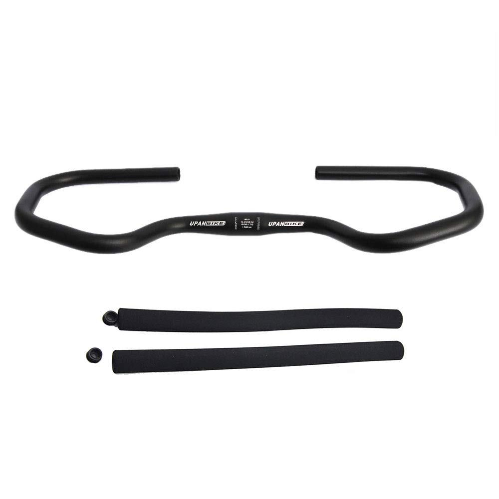 

UPANBIKE горный велосипед шоссейный велосипед дальние расстояния аэродинамический руль бабочка с ручкой руля 31,8 мм