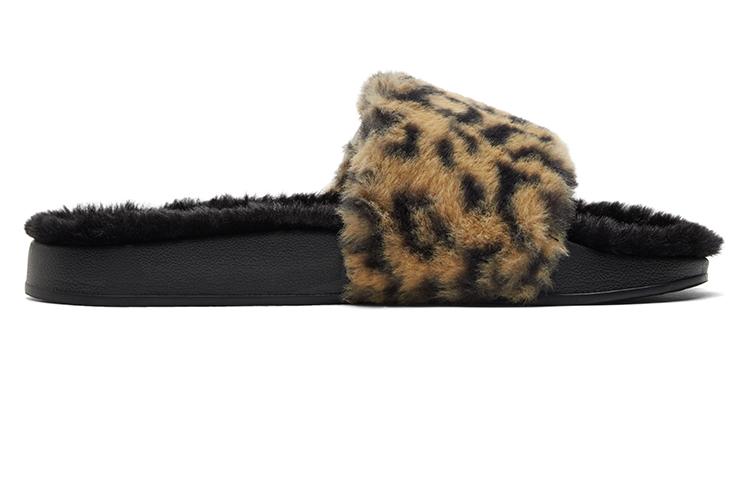 PUMA Shoes Sports Slippers 'Black Yellow' Women's