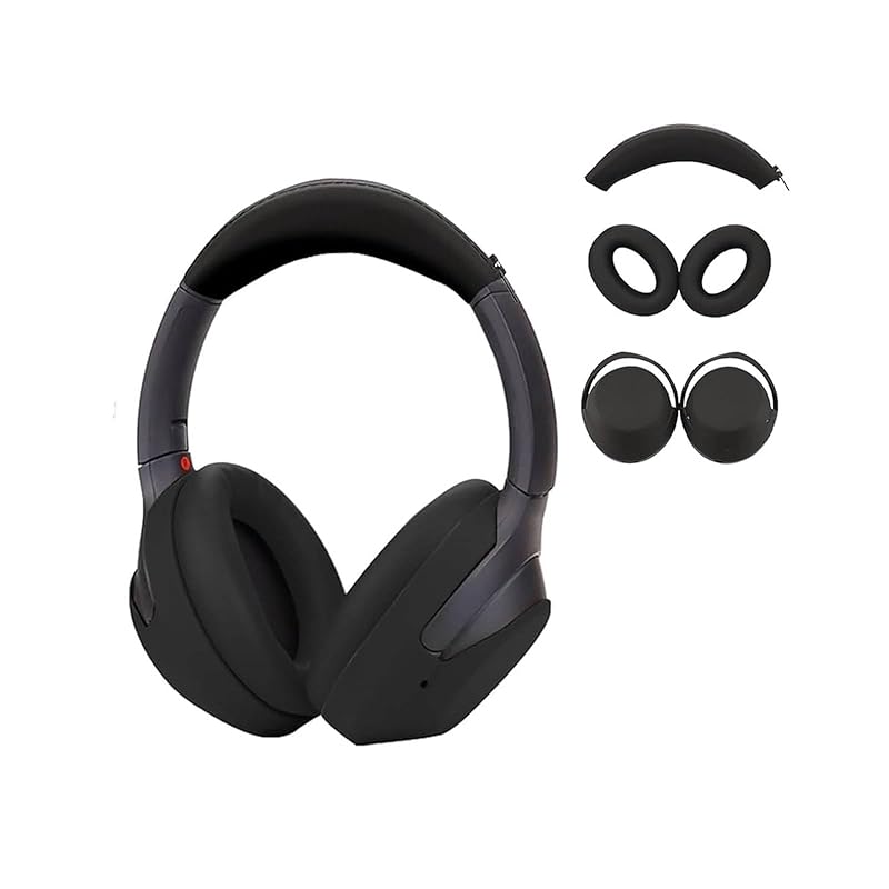 

Aiivioll WH-1000XM4 ear pad protective case zipper headband protector Sony WH-1000XM4/WH-1000XM3 Sporty sweat-proof & easy-clean headphone shell