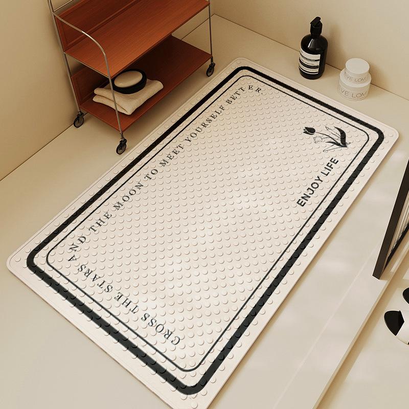 Anti-slip Floor Mat for Bathroom Special Bathing and Anti-fall Foot Mat for Bathroom Toilet Bathroom Toilet Shower Room Waterproof Suction Cup Mat