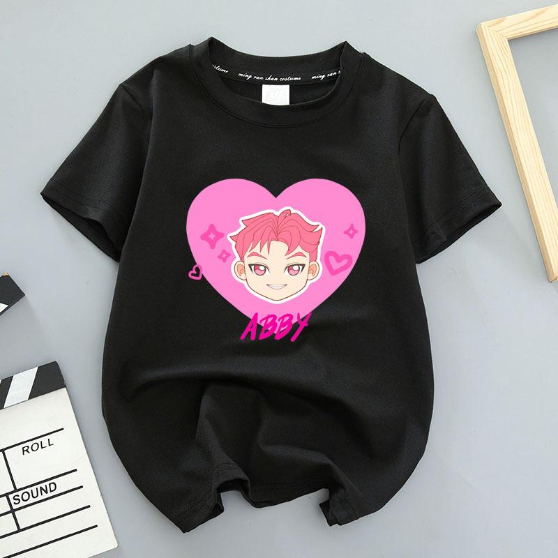 Summer Round Neck 3D Printed Top Fashionable Casual Short Sleeved Children's Boy and Girl Kids Unisex T-shirts