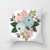 Fresh Pastoral Style Flower Pillowcase Sofa Home Pillow Cushion Cover