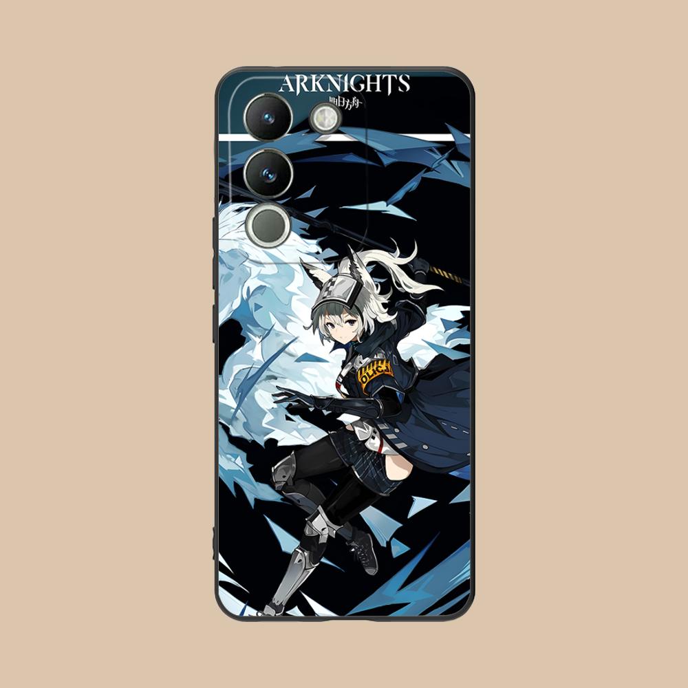 Arknights Grani Matte TPU Mobile Phone Case for VIVO Y77 76 75 74 73 72 58 56 55 51 50 38 36 Y19 Y18 Y03 Y01 5G Colorful Cover