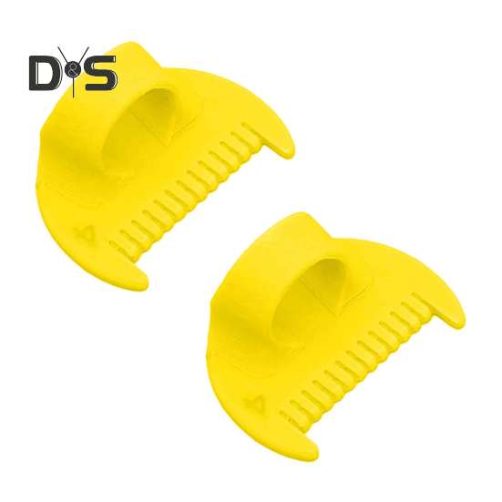 

2/4 шт швейная линейка с направляющей для большого пальца компактный дизайн портативный игломер линейка для квилтинга инструменты для шитья своими руками 4mm жёлтый