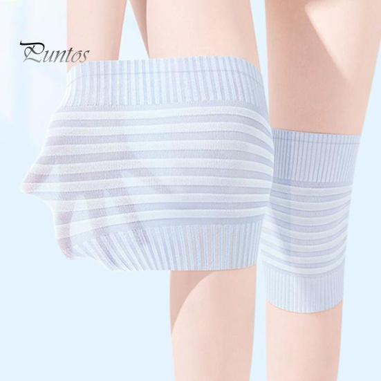 1 par Sportsknekompresjonshylse Sklisikker pustende strekk Menn Kvinner Fitness Løping Sykling Leddbeskytter Knebeskytter Bøyle Knestøttebeskytter