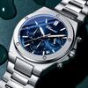 CHENXI Business Men's Watches Stainless Steel Strap Quartz Watch Waterproof Calendar Luminous High Quality Wristwatch for Men