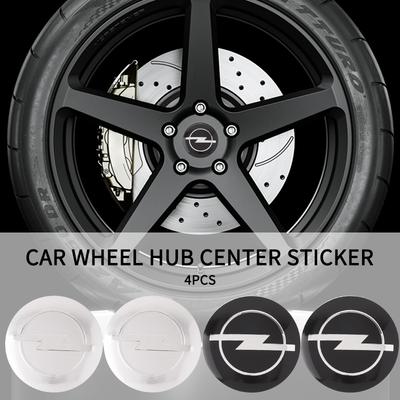 4 Stück 56 mm Radnabenkappen-Embleme zur Dekoration für Astra HGJ, Insignia, Mokka, Zafira, Corsa, Vectra, CD und Antara