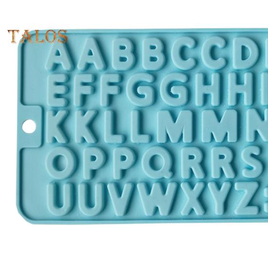 Formă de ciocolată cu alfabet Rezistență la temperaturi ridicate Aplicație largă Formă multifuncțională din silicon pentru tort de ciocolată de calitate alimentară