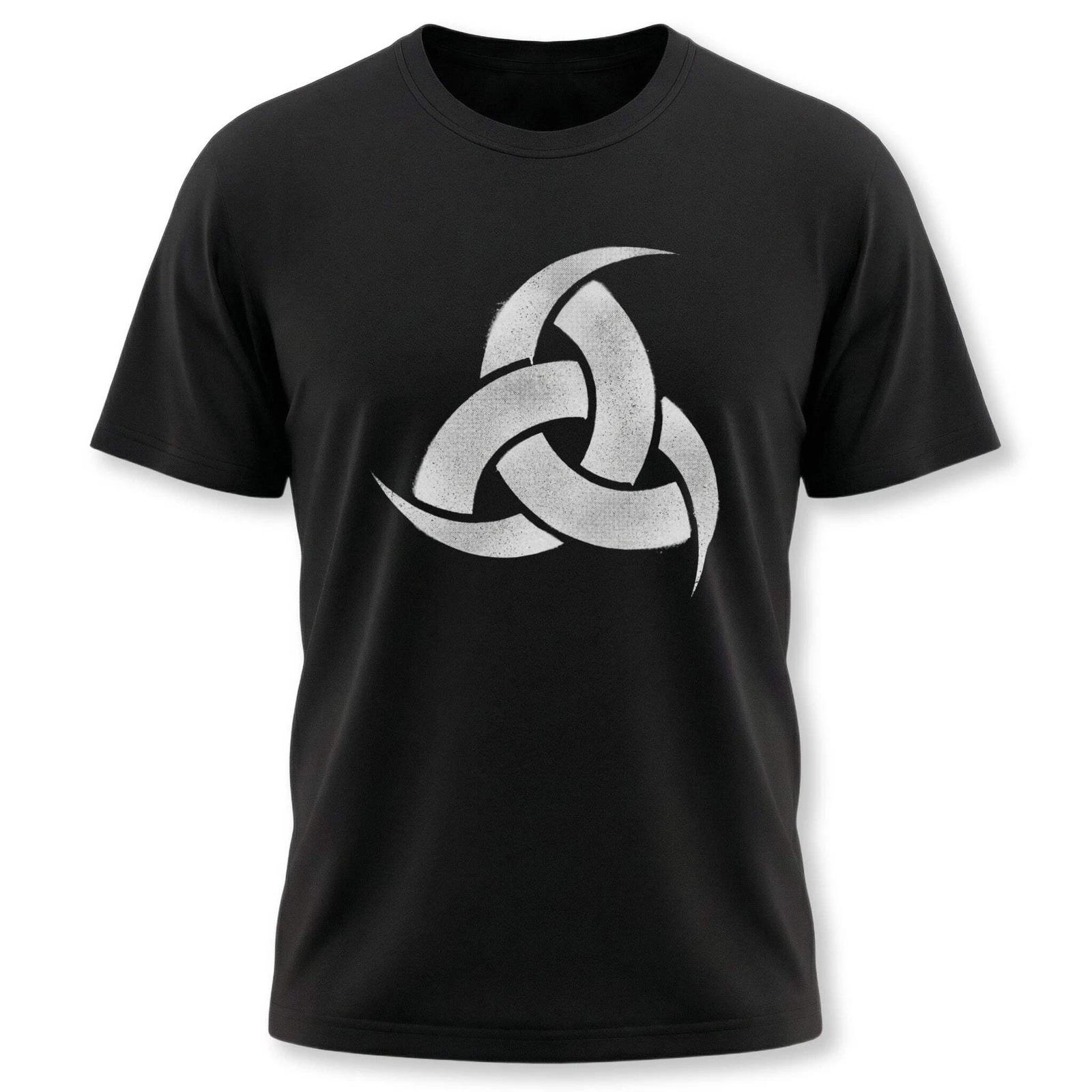 Triple Horn of Odin Viking Symbol T-Shirt | Norse Mythology Unisex Tee Shirt XS