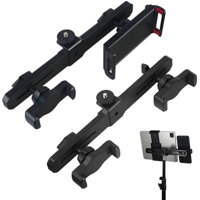 Dubbele Mobiele Telefoon Tablet Mount Klem 1/4in Adapter