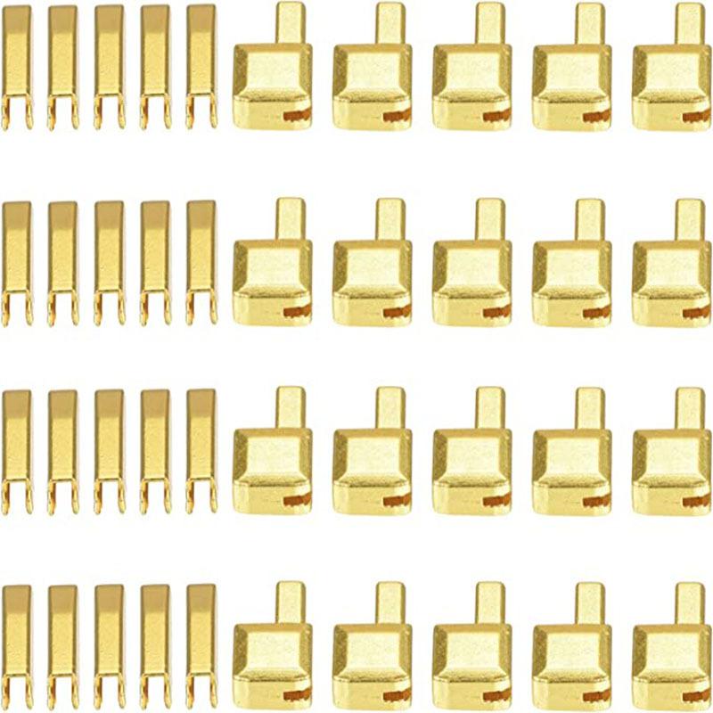 

20-Piece Set Premium Metal Zipper Heads Durable Smooth For Diy Clothing Luggage Repair 1